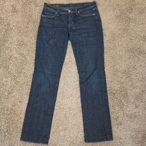 Citizens Of Humanity Dark Blue Straight Leg Jeans